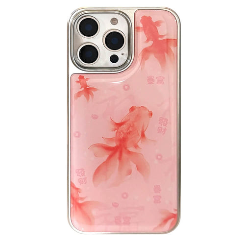 Boogzel Apparel Goldfish Print iPhone Case