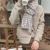 Boogzel Apparel Good Manners Houndstooth Scarf, view 4
