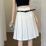 Boogzel Apparel Good Manners Midi Pleated Skirt, view 3