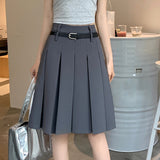 Boogzel Apparel Good Manners Midi Pleated Skirt, view 5