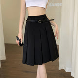 Boogzel Apparel Good Manners Midi Pleated Skirt, view 6