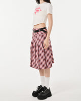 Boogzel Apparel Good Manners Plaid Kilt Skirt, view 5