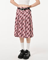 Boogzel Apparel Good Manners Plaid Kilt Skirt, view 6