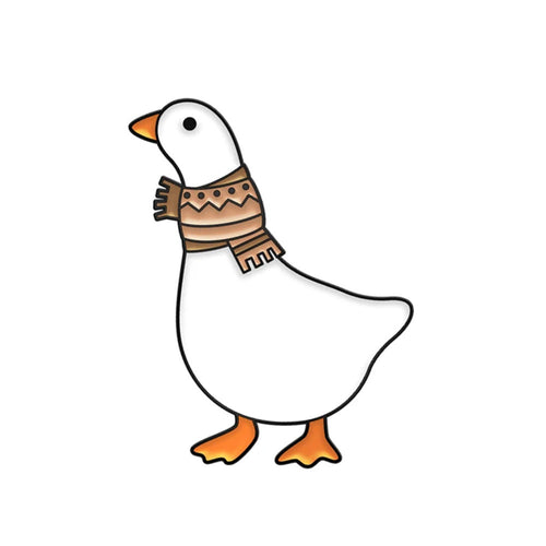 Boogzel Apparel Goose Brooch Pin