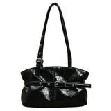 Boogzel Apparel Gossip Goes Around Buckle Shoulder Bag, view 5
