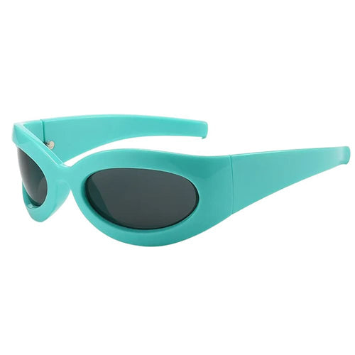 Boogzel Apparel Gossip Goes Around Chunky Sunglasses