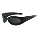 Boogzel Apparel Gossip Goes Around Chunky Sunglasses, view 2