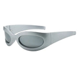 Boogzel Apparel Gossip Goes Around Chunky Sunglasses, view 4