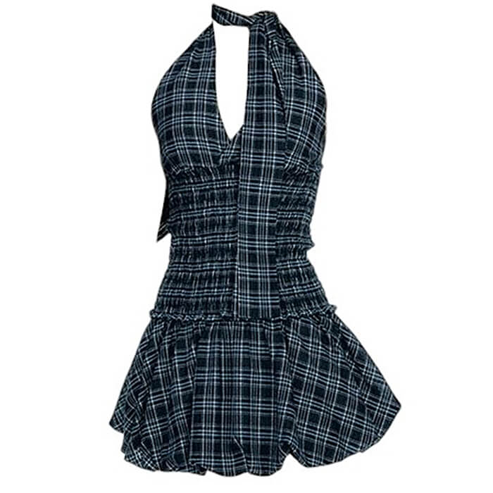 Boogzel Apparel Gossip Goes Around Halter Top & Bubble Skirt