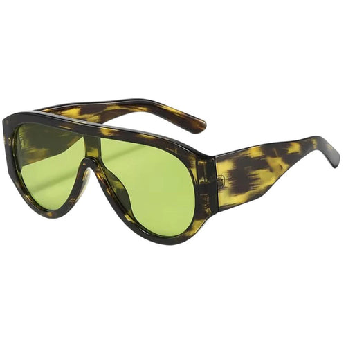 Boogzel Apparel Gossip Goes Around Shield Sunglasses