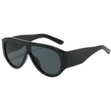 Boogzel Apparel Gossip Goes Around Shield Sunglasses, view 2