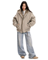 Boogzel Apparel Gossip Team Fleece Bomber Jacket, view 2