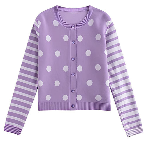 Boogzel Apparel Gossip Team Polka Dot Cardigan