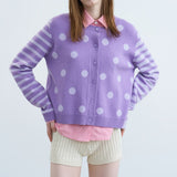 Boogzel Apparel Gossip Team Polka Dot Cardigan, view 4
