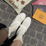 Boogzel Apparel Gossip Team Strap Ballet Sneakers, view 5