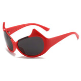 Boogzel Apparel Gotham Cat Eye Sunglasses, view 4