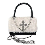 Boogzel Apparel Gothic Aesthetic Fuzzy Bag, view 2