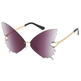 Boogzel Apparel Gradient Butterfly Oversized Sunglasses, view 3