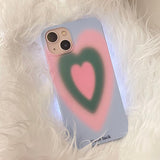 Boogzel Apparel Gradient Heart iPhone Case, view 2
