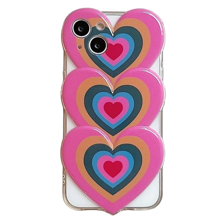 Boogzel Apparel Gradient Hearts iPhone Case