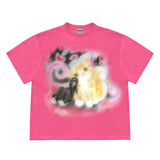 Boogzel Apparel Graffiti Dreams Cat Shirt, view 2