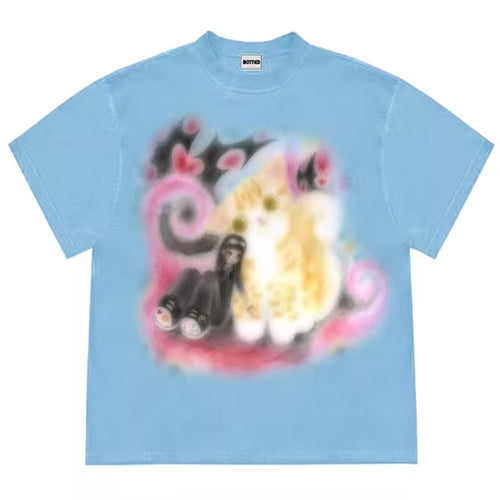 Boogzel Apparel Graffiti Dreams Cat T-Shirt