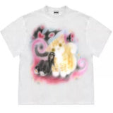 Boogzel Apparel Graffiti Dreams Cat T-Shirt, view 3