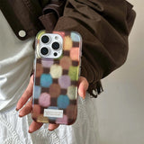 Boogzel Apparel Grandma Aesthetic Patchwork iPhone Case, view 2