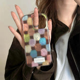 Boogzel Apparel Grandma Aesthetic Patchwork iPhone Case, view 3