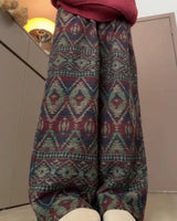 Boogzel Apparel Grandma Aesthetic Patterned Pants, view 4