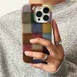 Boogzel Apparel Grandma Aesthetic Plaid iPhone Case, view 2