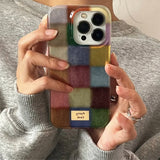 Boogzel Apparel Grandma Aesthetic Plaid iPhone Case, view 3