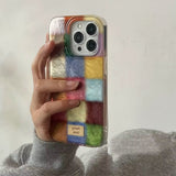 Boogzel Apparel Grandma Aesthetic Plaid iPhone Case, view 4