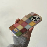 Boogzel Apparel Grandma Aesthetic Plaid iPhone Case, view 5