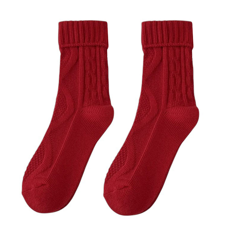 Boogzel Apparel Grandma Aesthetic Red Socks