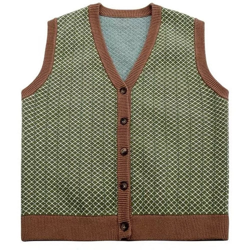 Boogzel Apparel Grandpa Aesthetic Button Up Vest