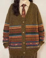 Boogzel Apparel Grandpa Aesthetic Oversized Cardigan, view 2