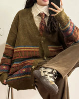 Boogzel Apparel Grandpa Aesthetic Oversized Cardigan, view 3