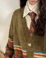 Boogzel Apparel Grandpa Aesthetic Oversized Cardigan, view 4