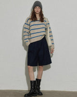 Boogzel Apparel Grandpa Aesthetic Striped Polo Jumper, view 3