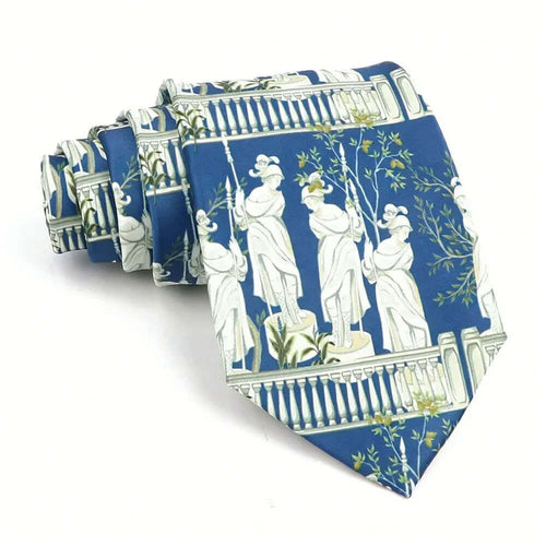 Boogzel Apparel Greece Mediterranean Print Tie