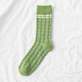 Boogzel Apparel Green Aesthetic Crew Socks, view 6