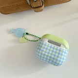 Boogzel Apparel Green Apple Checkered AirPods Case, view 4