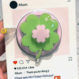 Boogzel Apparel Green Clover Phone Grip Stand, view 2