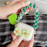 Boogzel Apparel Green Daisy AirPods Case, view 4