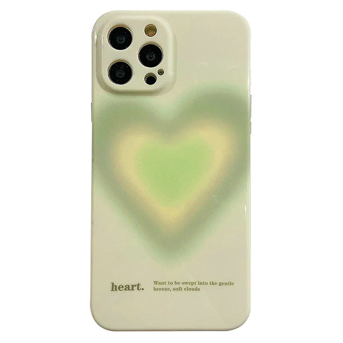 Boogzel Apparel Green Heart iPhone Case