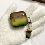 Boogzel Apparel Green Matcha Airpods Case, view 2