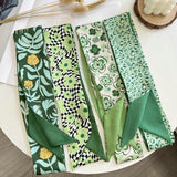Boogzel Apparel Green Satin Scarf, view 3