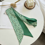 Boogzel Apparel Green Satin Scarf, view 4