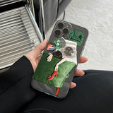 Boogzel Apparel Green Sofa iPhone Case, view 3